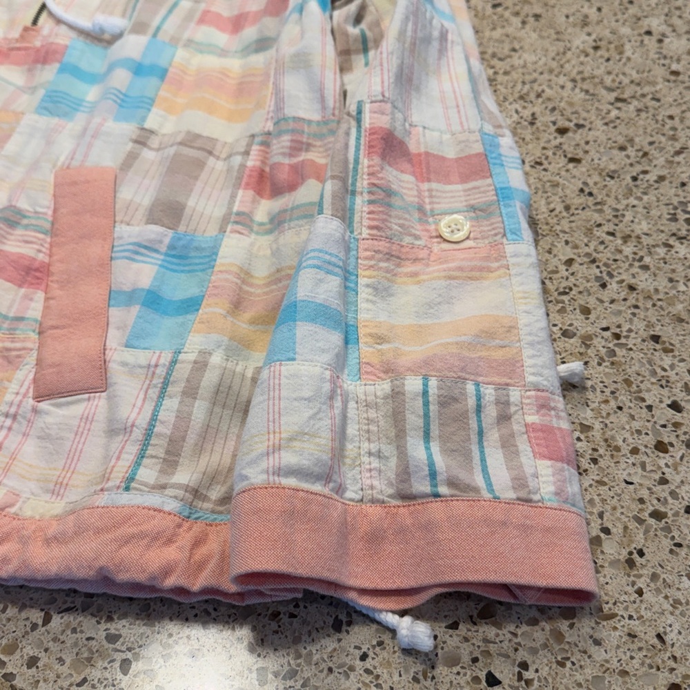 Vineyard Vines Zip Pullover Plaid Patchwork Jacket - image 4